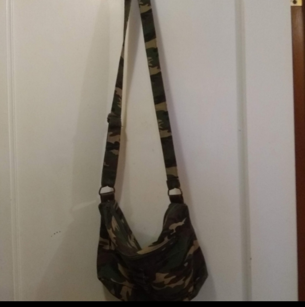 Camouflage crossbody purse